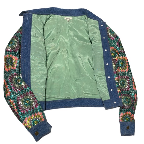 Manoush Sequin Denim Jacket - Picture 10 of 14